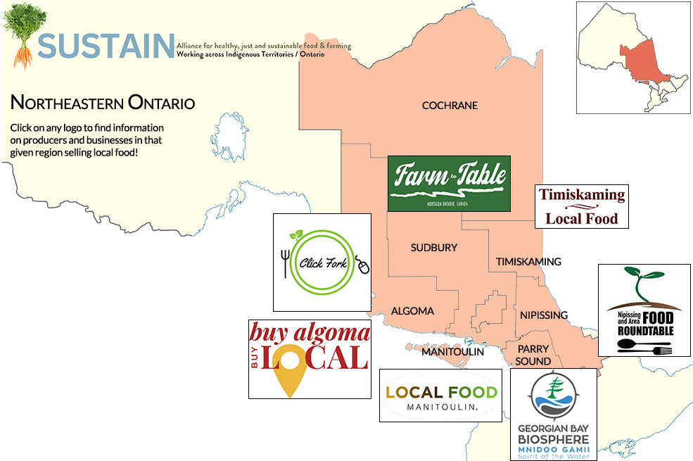 Northeastern Ontario buy local food initiatives